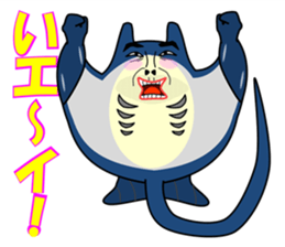 Puns zoo of the human face animals. sticker #4849015