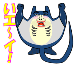 Puns zoo of the human face animals. sticker #4849015