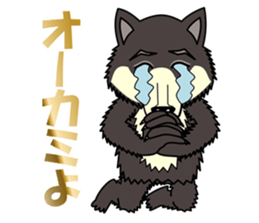 Puns zoo of the human face animals. sticker #4849023