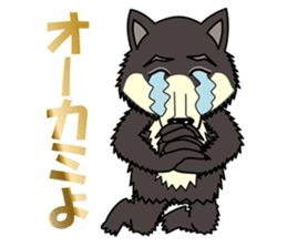 Puns zoo of the human face animals. sticker #4849023