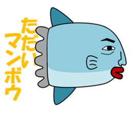 Puns zoo of the human face animals. sticker #4849036