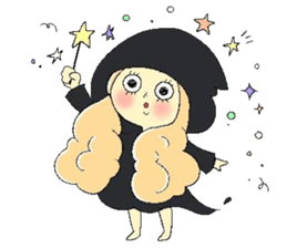 girl sticker 2 sticker #4849250