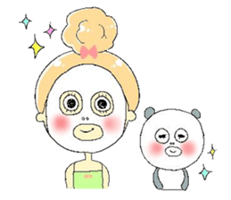 girl sticker 2 sticker #4849265