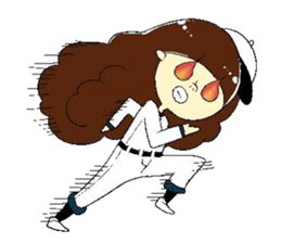 girl sticker 2 sticker #4849277