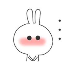 White rabbit.... sticker #4849529