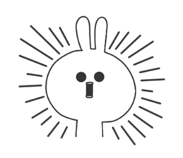 White rabbit.... sticker #4849535