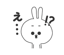 White rabbit.... sticker #4849544