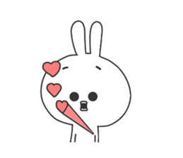 White rabbit.... sticker #4849548