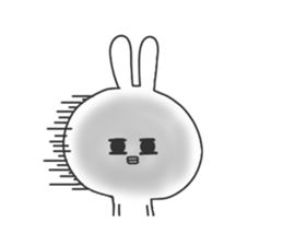 White rabbit.... sticker #4849555