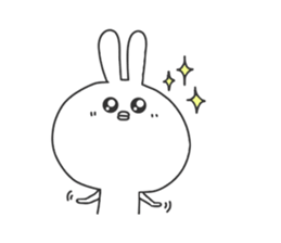 White rabbit.... sticker #4849559