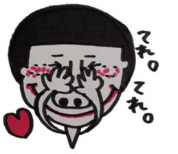pig nose family sticker #4849575