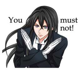 The loyal butler EN sticker #4849886