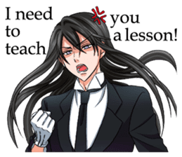 The loyal butler EN sticker #4849887