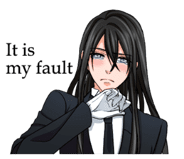 The loyal butler EN sticker #4849889