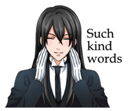 The loyal butler EN sticker #4849896