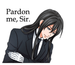 The loyal butler EN sticker #4849899