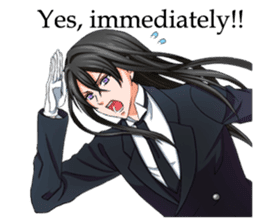 The loyal butler EN sticker #4849900