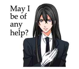 The loyal butler EN sticker #4849903