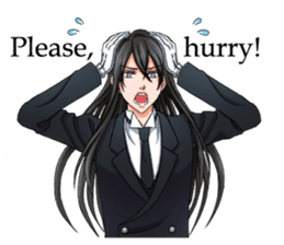 The loyal butler EN sticker #4849905