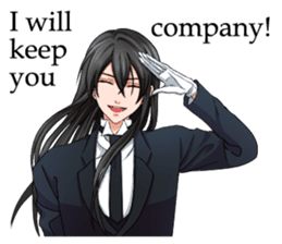 The loyal butler EN sticker #4849907