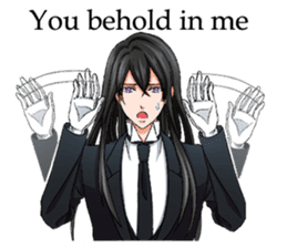 The loyal butler EN sticker #4849910