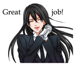 The loyal butler EN sticker #4849915