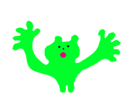 Strange animal & Thanks sticker #4849972