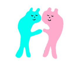 Strange animal & Thanks sticker #4849996