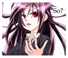 Messy Girl EN sticker #4850001