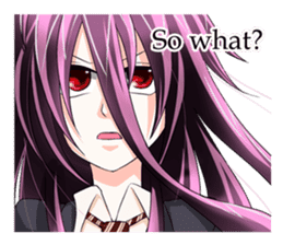 Messy Girl EN sticker #4850002