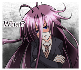 Messy Girl EN sticker #4850006