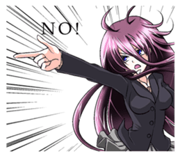 Messy Girl EN sticker #4850008