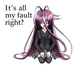 Messy Girl EN sticker #4850012