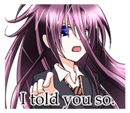 Messy Girl EN sticker #4850028