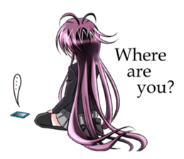 Messy Girl EN sticker #4850036