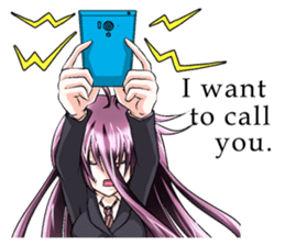 Messy Girl EN sticker #4850037