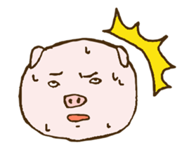 Game cheer & Breaking pig father sticker sticker #4850130