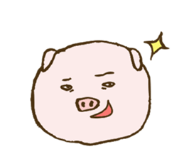 Game cheer & Breaking pig father sticker sticker #4850131