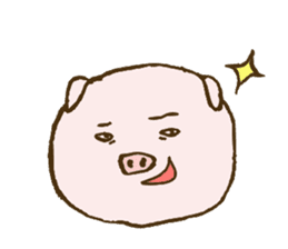 Game cheer & Breaking pig father sticker sticker #4850131