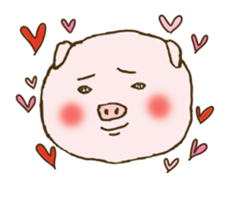 Game cheer & Breaking pig father sticker sticker #4850142