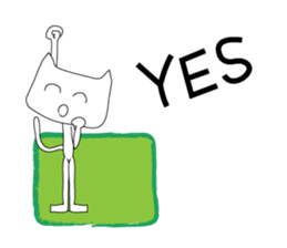 The CAT BEGINS sticker #4850177