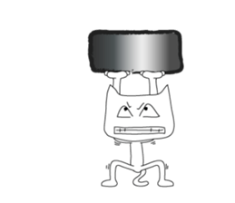 The CAT BEGINS sticker #4850180