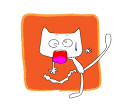 The CAT BEGINS sticker #4850187