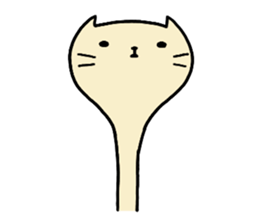 Long long necked CAT 2 sticker #4850480