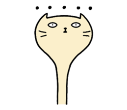 Long long necked CAT 2 sticker #4850483
