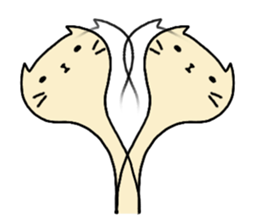 Long long necked CAT 2 sticker #4850485