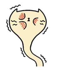 Long long necked CAT 2 sticker #4850487