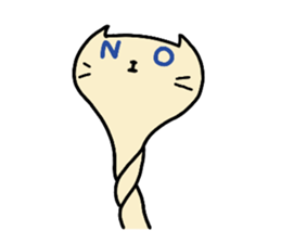 Long long necked CAT 2 sticker #4850489