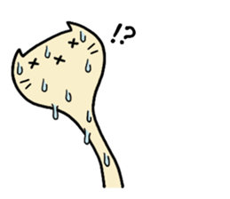 Long long necked CAT 2 sticker #4850490