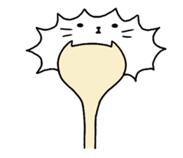 Long long necked CAT 2 sticker #4850496